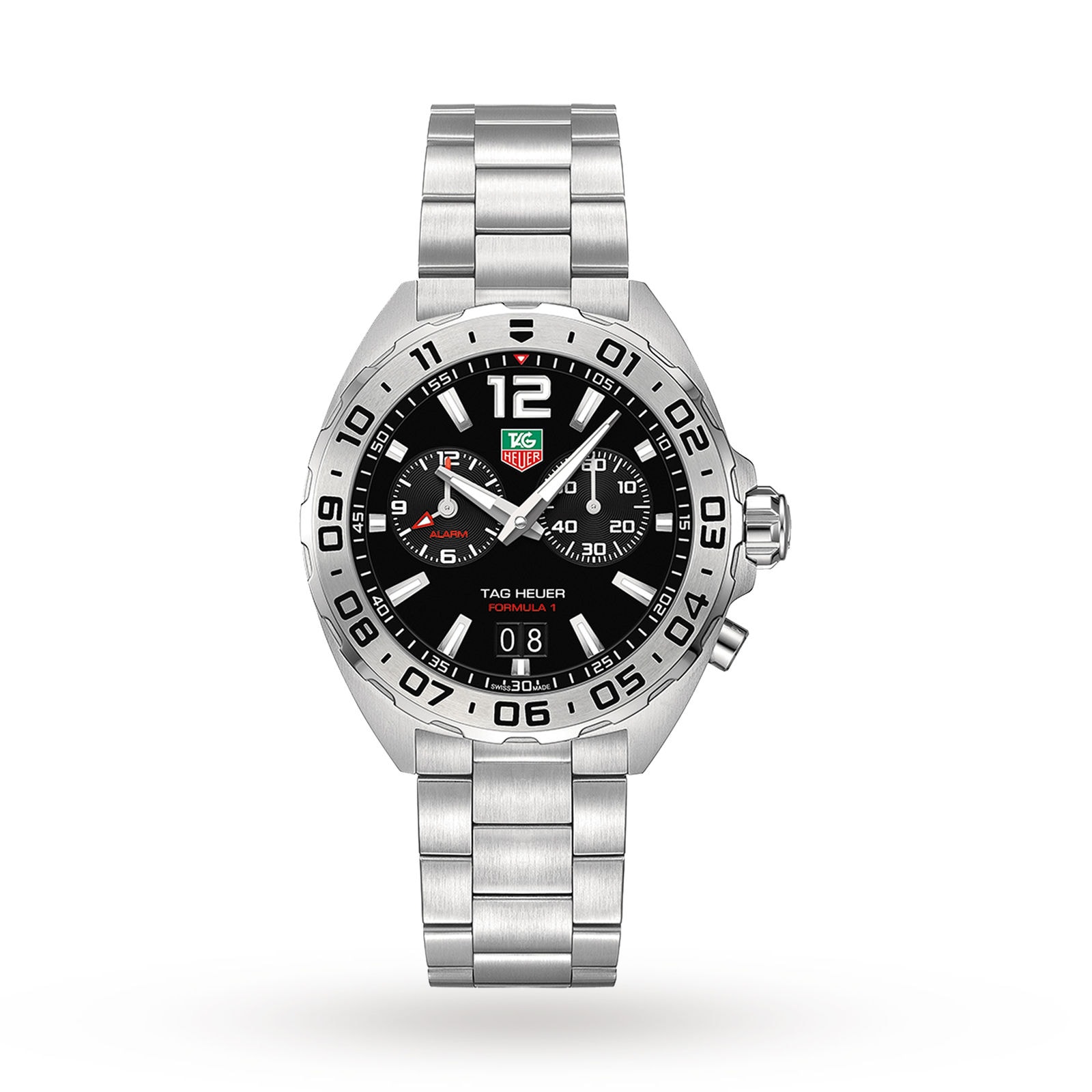TAG Heuer Formula 1 Quartz Alarm 41mm Mens Watch WAZ111A.BA0875
