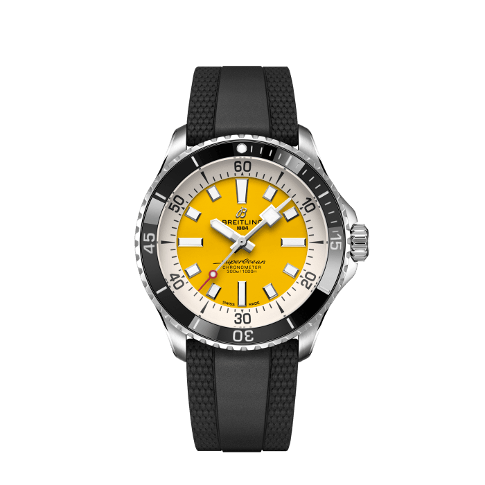 Breitling Superocean Automatic 42 Stainless steel Yellow A17375211I1S1