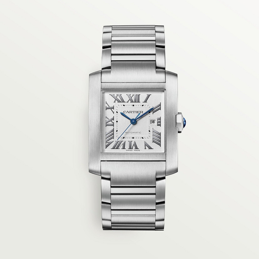 Tank Franaise watch Large model steel CRWSTA0067