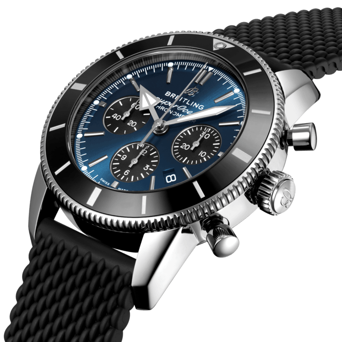 Breitling Superocean Heritage B01 Chronograph 44 Stainless steel Blue AB0162121C1S1