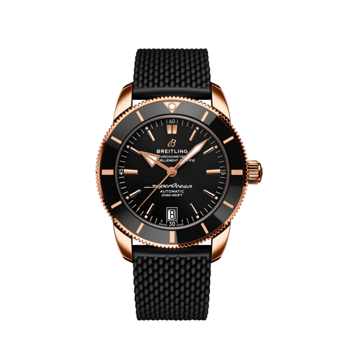 Breitling Superocean Heritage B20 Automatic 42 18k red gold Black RB2010121B1S1