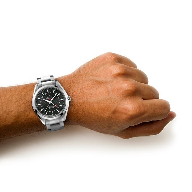Omega Seamaster Aqua Terra 150m Co questionmark.Axial Chronometer GMT 43mm O23110432201001