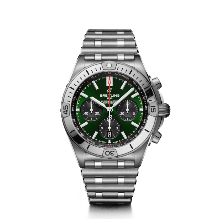 Breitling Chronomat B01 42 Stainless steel Green AB0134101L1A1