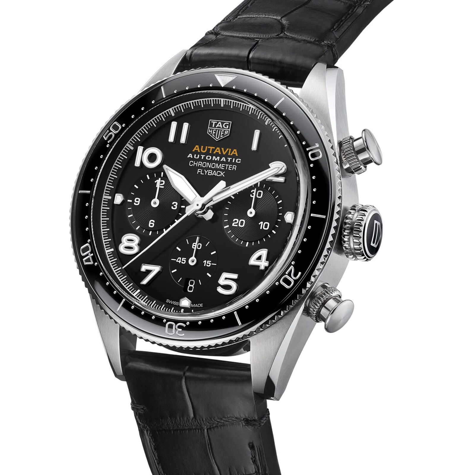 TAG Heuer Autavia Flyback Chronometer 42mm Mens Watch CBE511A.FC8279