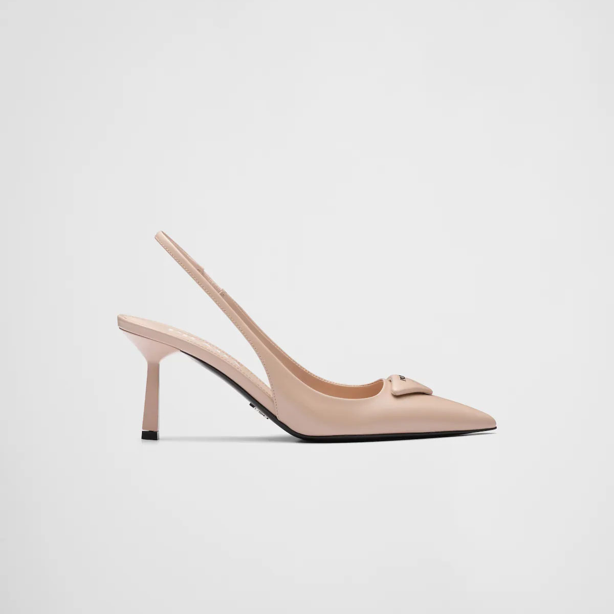 PRADA Shiny finish leather pink High Heels Shoes