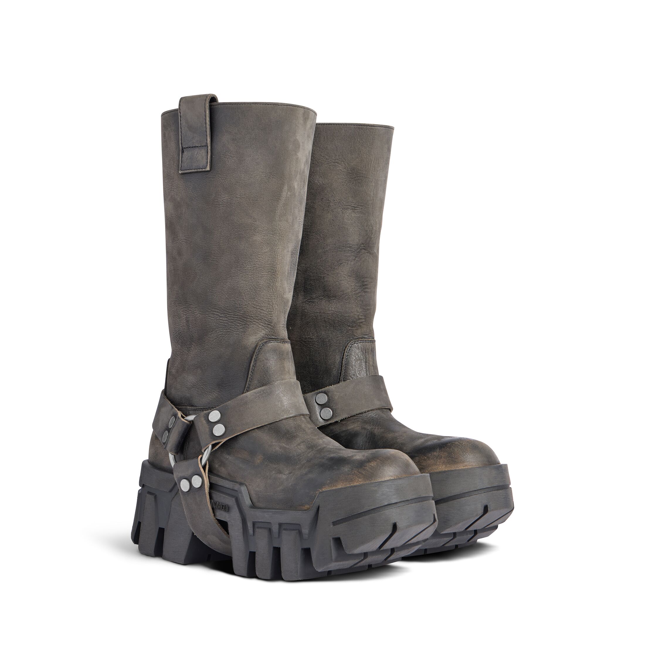 BALENCIAGA BULLDOZER HARNESS Boots