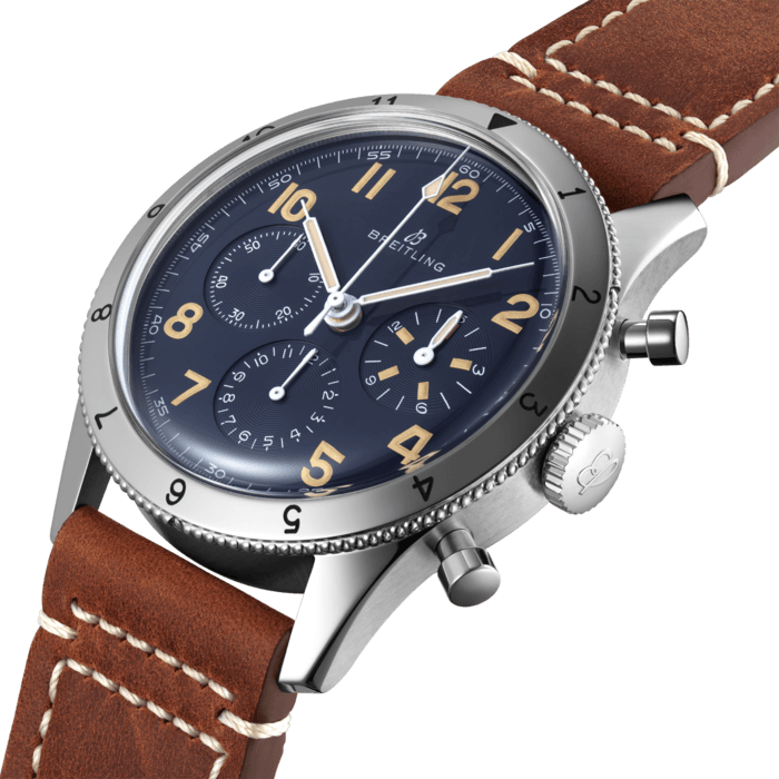 Breitling AVI 1953 Edition Platinum Blue LB0920131C1X1
