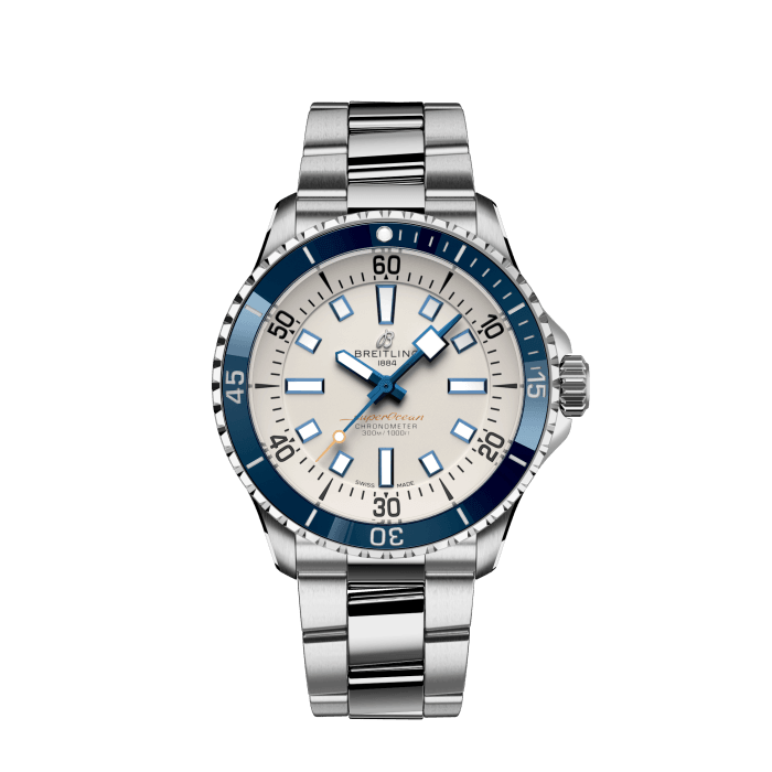 Breitling Superocean Automatic 42 Stainless steel Cream A17375E71G1A1