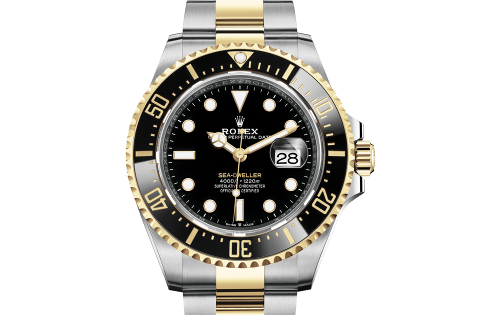 Rolex Sea-Dweller Oyster 43 mm Oystersteel and yellow gold Black dial M126603-0001
