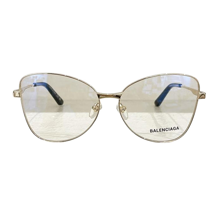 Balenciaga glasses gold/silver/transparent black/black/silver black/brown/tawny/mirrored silver color Size 59口15-145