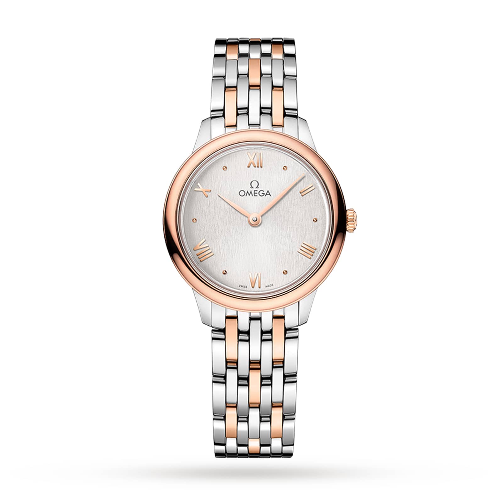 Omega De Ville Prestige Quartz 27.5mm Ladies Watch Silver O43420286002001