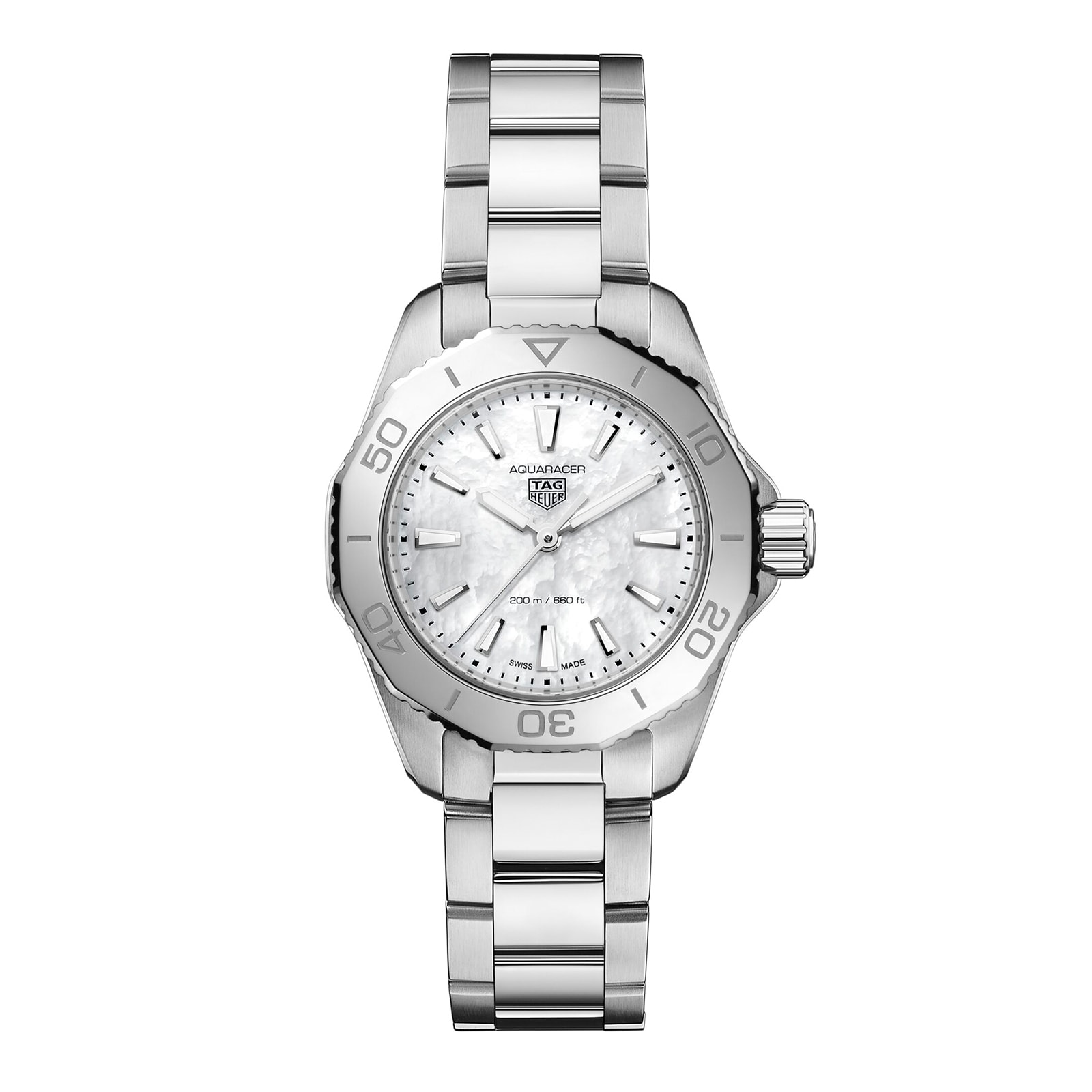 TAG Heuer Aquaracer Professional 200 30mm Ladies Watch Mother Of Pearl WBP1418.BA0622
