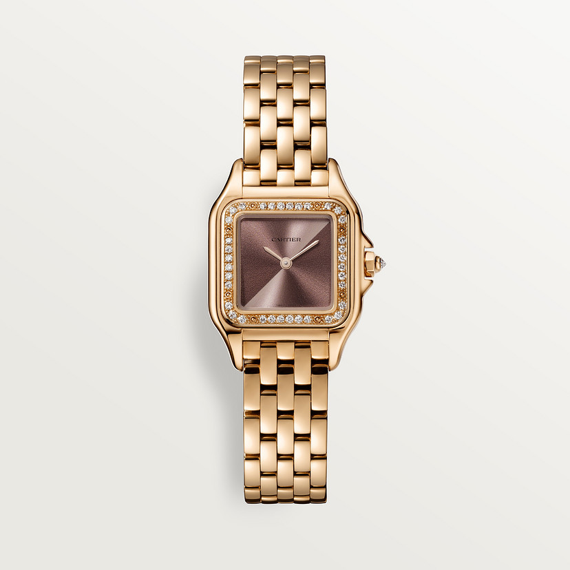 Panthère de Cartier watch Small model quartz movement rose gold diamonds CRWJPN0035