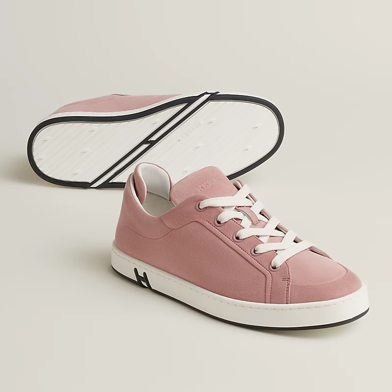 HERMES Kid Sneakers Pink Sports Shoes