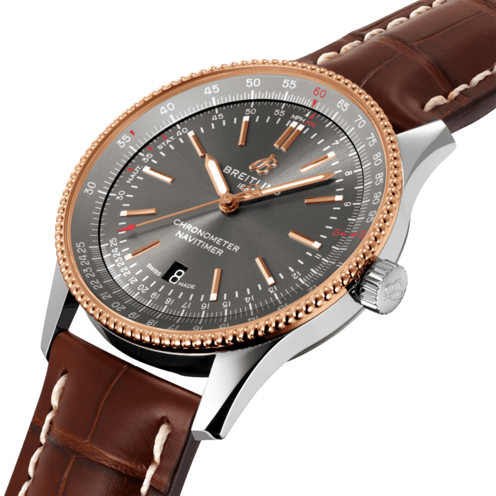 Breitling Navitimer Automatic 41 Stainless steel 18k red gold Anthracite U17326121M1P1