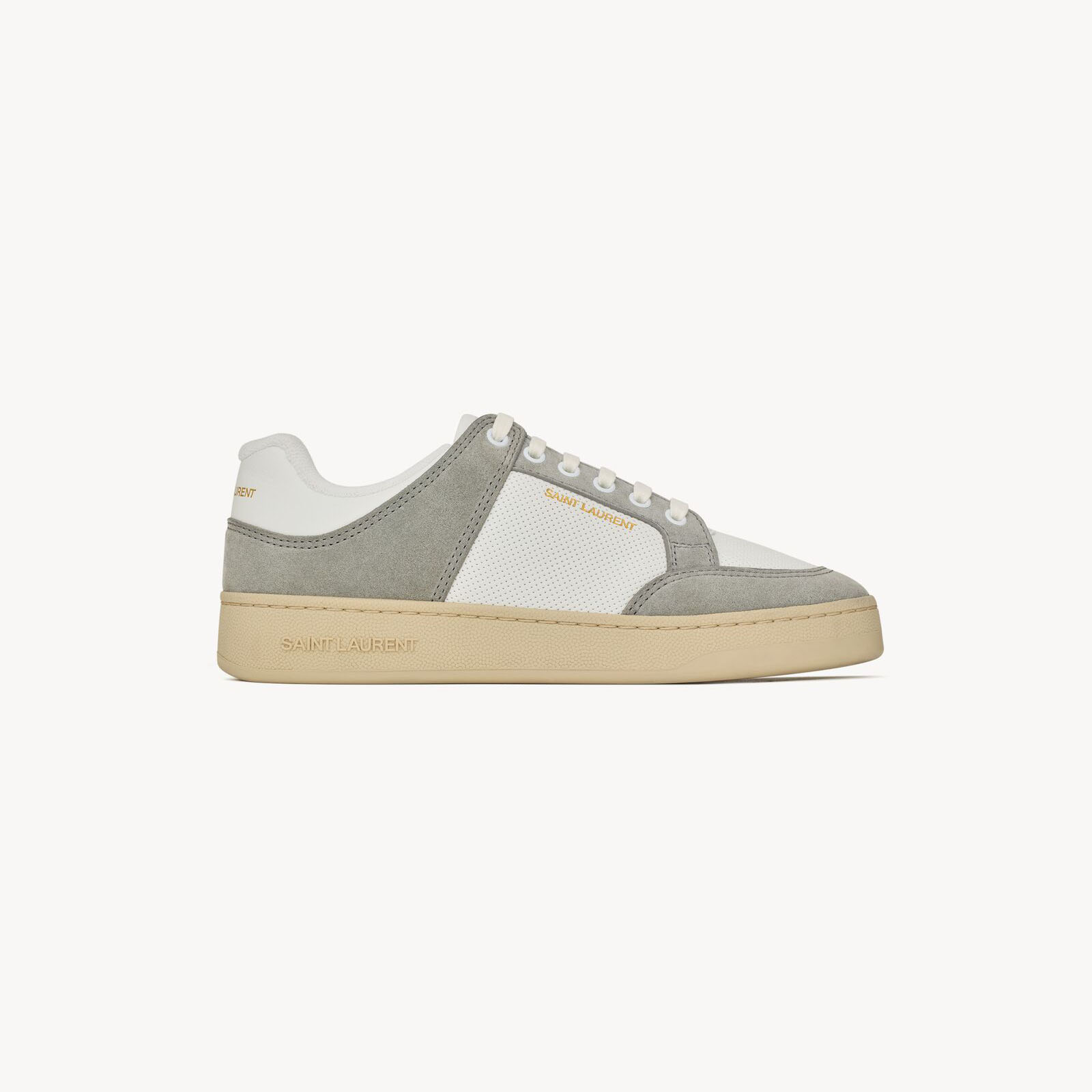 Yves Saint Laurent Leather and suede sneakers