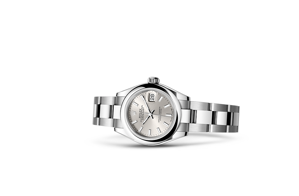 Rolex Lady-Datejust Oyster 28 mm Oystersteel Silver dial M279160-0006