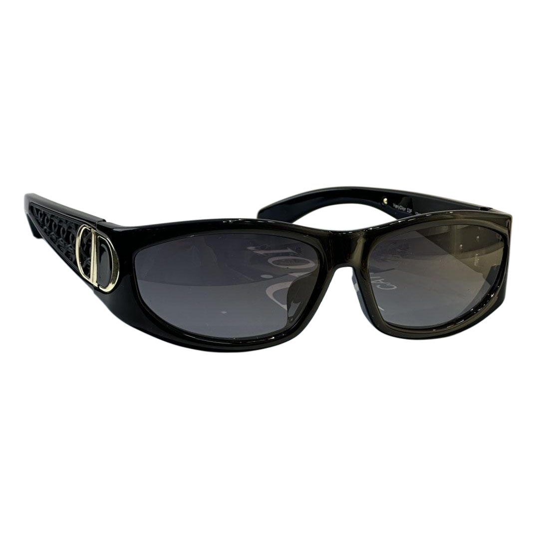 DIOR square frame glasses black/white color Size 61口15-130