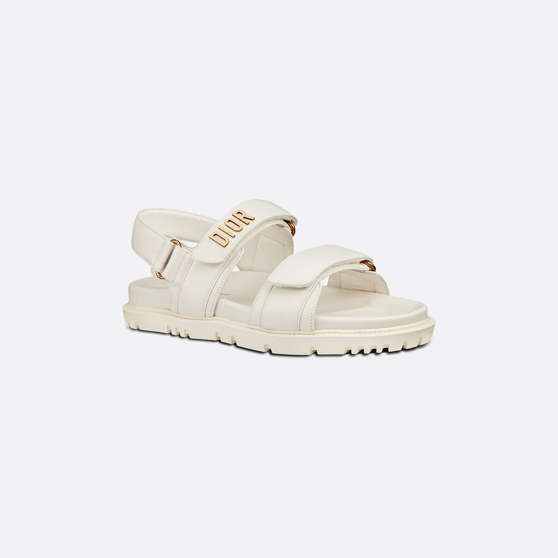 Dior white thick bottom Sandal