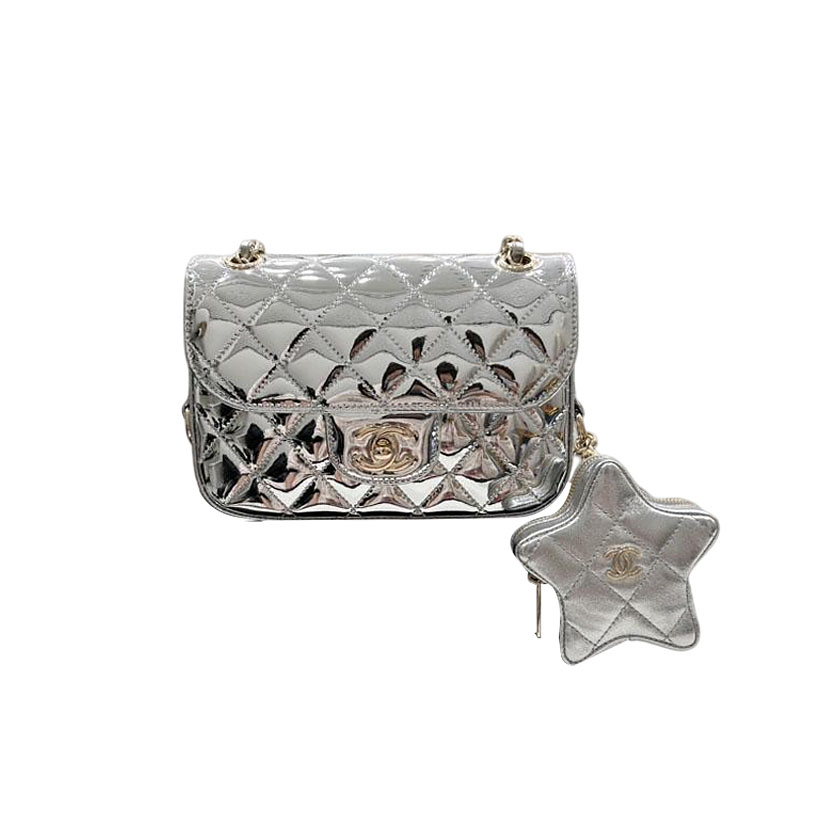 Chanel Silver / Gold / Black Crossbody Bags