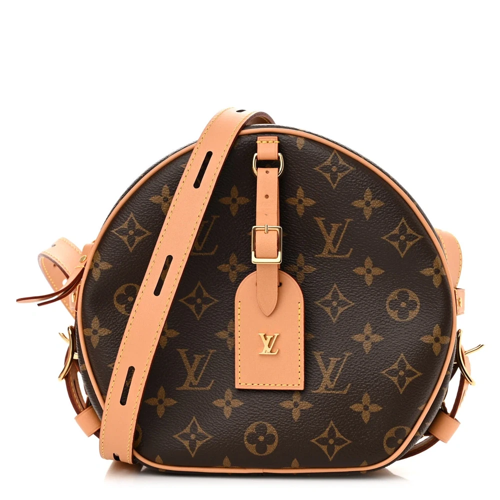 Louis Vuitton Boite Chapeau Souple MM Monogram Canvas Gold Hardware