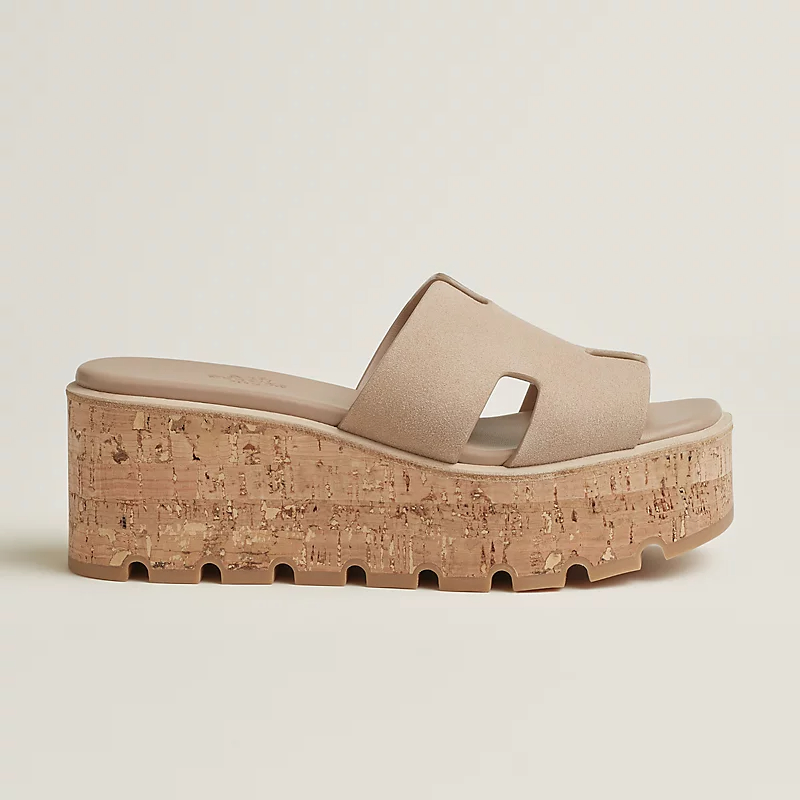 HERMES Eze Wedges and heels Slippers High-heeled slippers High Heels Sandal