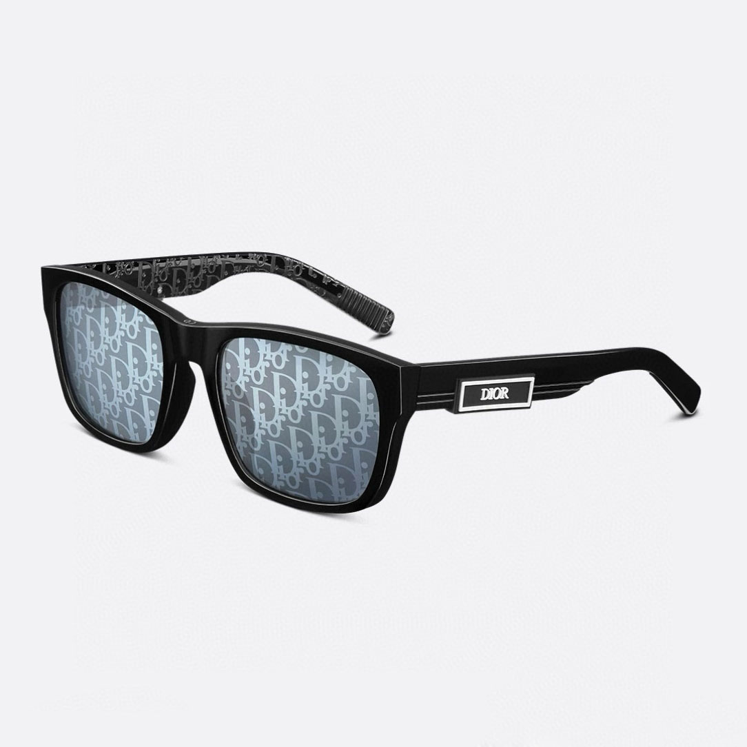 DIOR wayfarer glasses black color with dior logo print Size 58口20-145