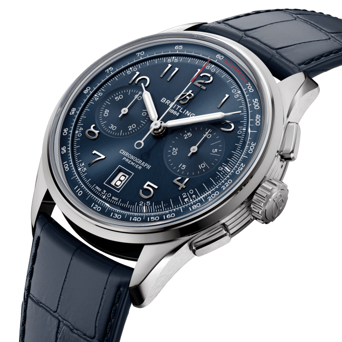 Breitling Premier B01 Chronograph 42 Stainless steel Blue AB0145171C1P2