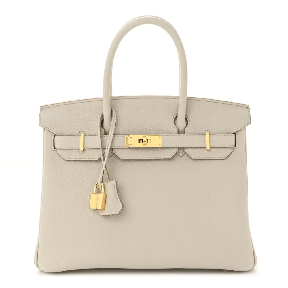 Hermès Birkin 30 Beton Togo Leather Gold Hardware