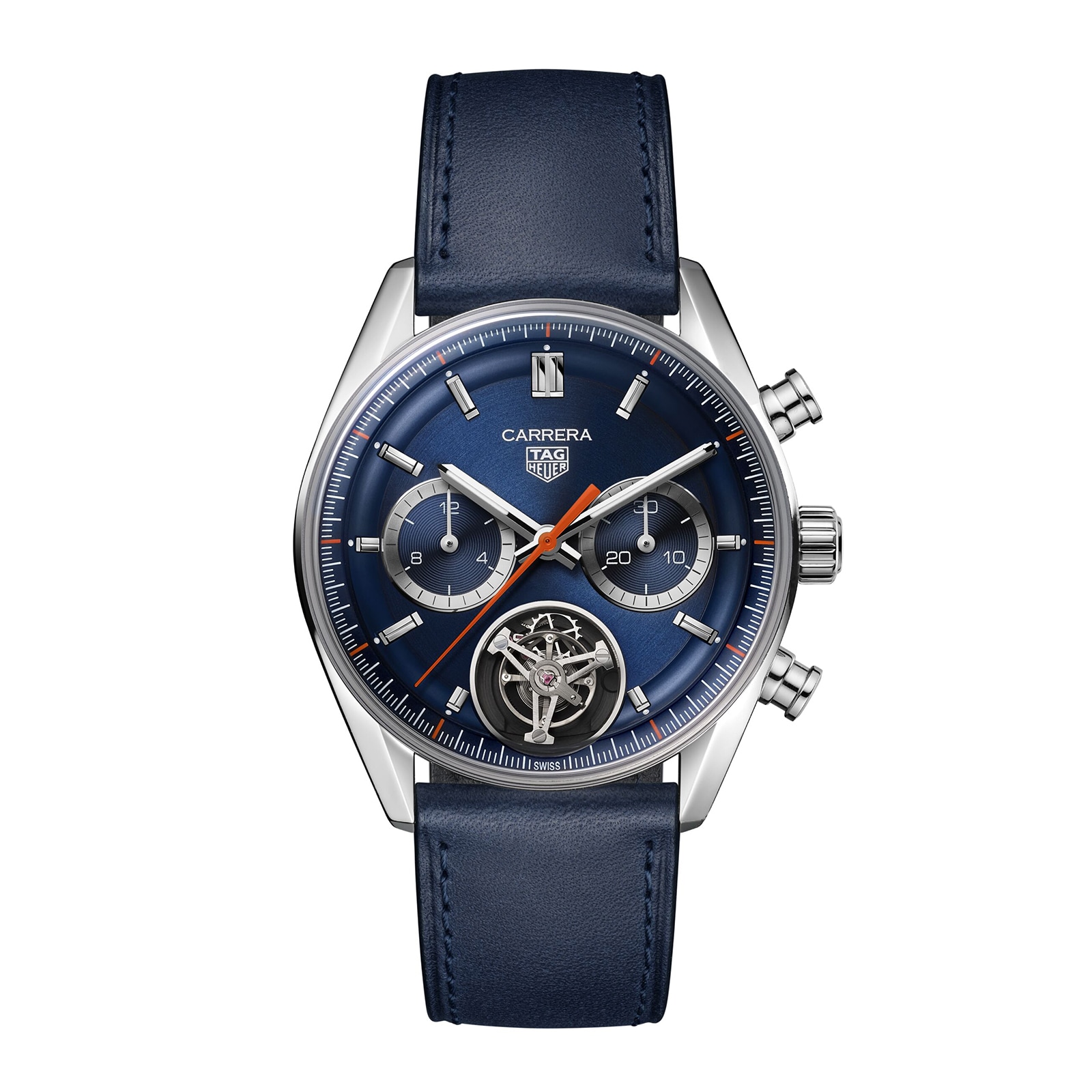 TAG Heuer Carrera Chronograph Tourbillon 42mm Mens Watch CBS5010.FC6543