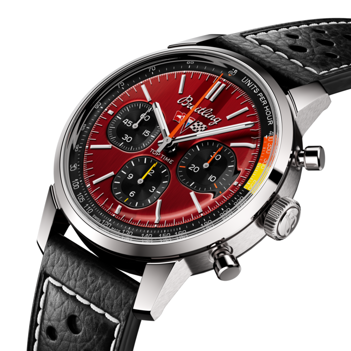 Breitling Top Time B01 Chevrolet Corvette Stainless steel Red AB01761A1K1X1