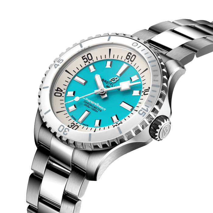Breitling Superocean Automatic 36 Stainless steel Turquoise A17377211C1A1
