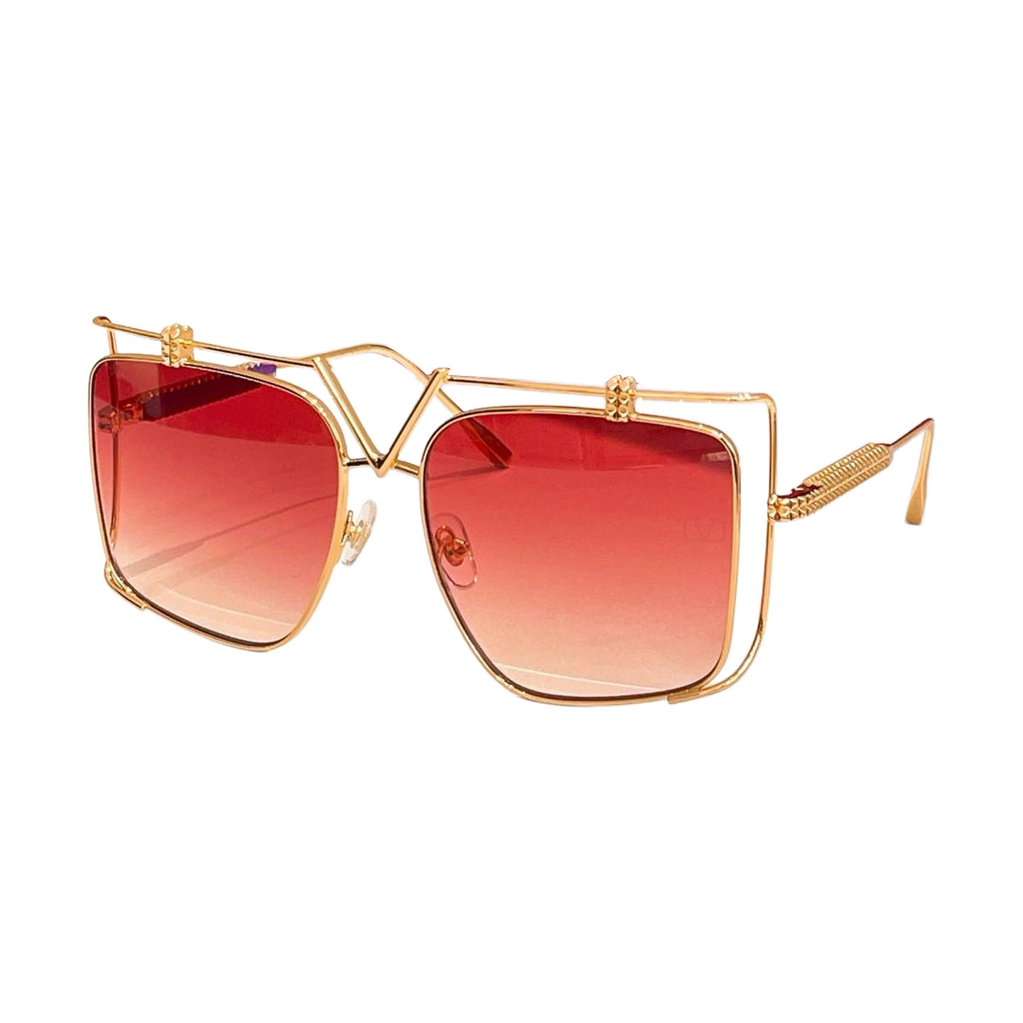 Valentino glasses eggplant/red/blue/brown/coral/dark blue color Size 60口17-142