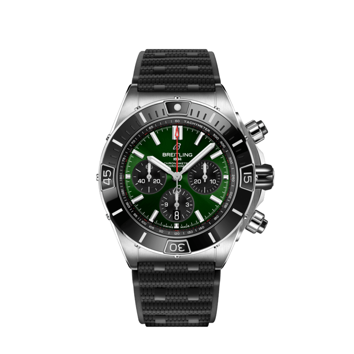 Breitling Super Chronomat B01 44 Stainless steel Green AB0136251L1S1