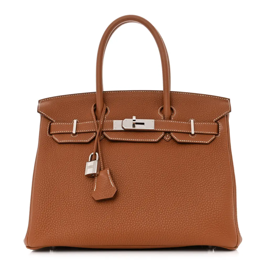 Hermès Birkin Brown Epsom Leather Palladium Hardware
