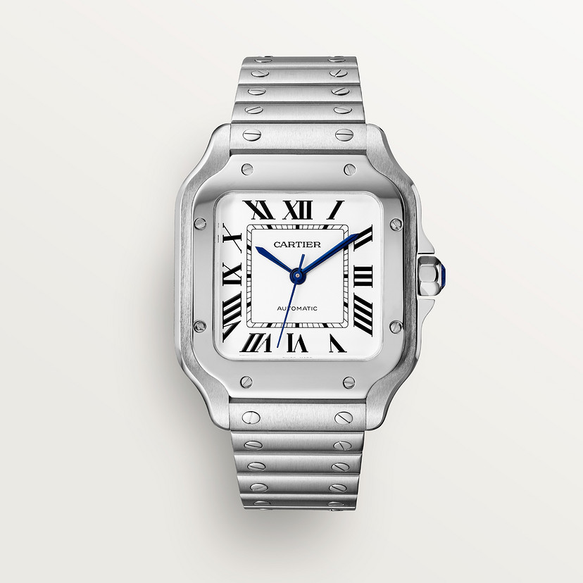 Santos de Cartier watch Medium model steel CRWSSA0029