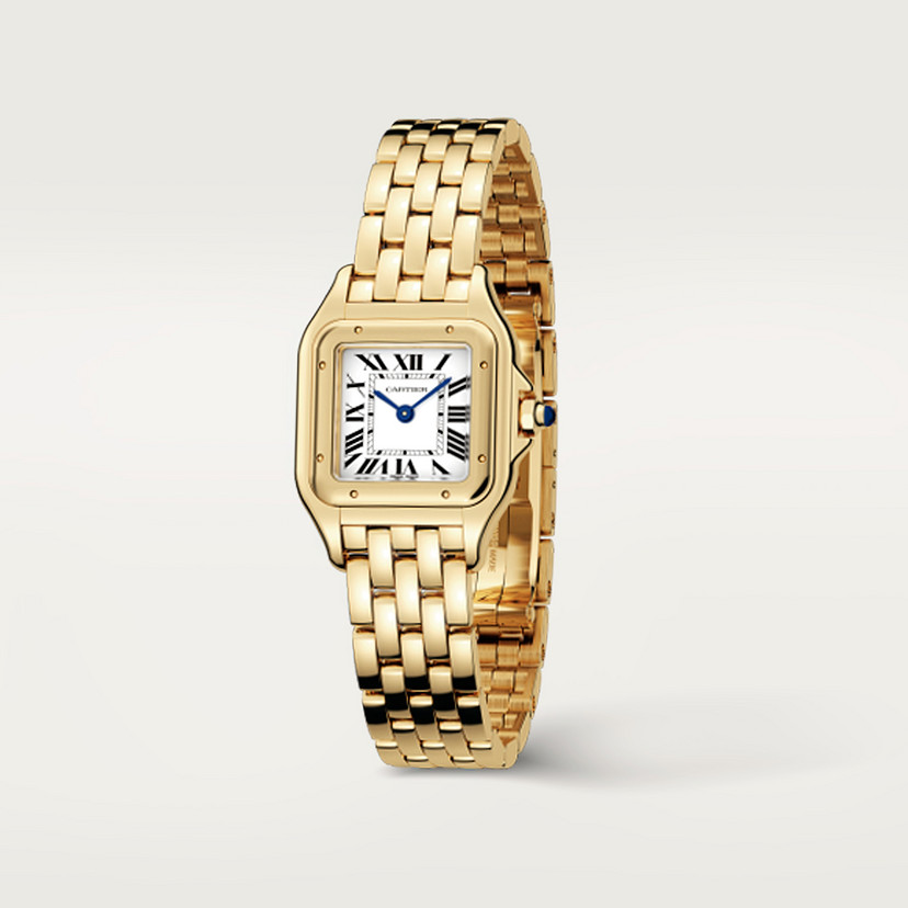 Panthère de Cartier watch Small model quartz movement yellow gold CRWGPN0038