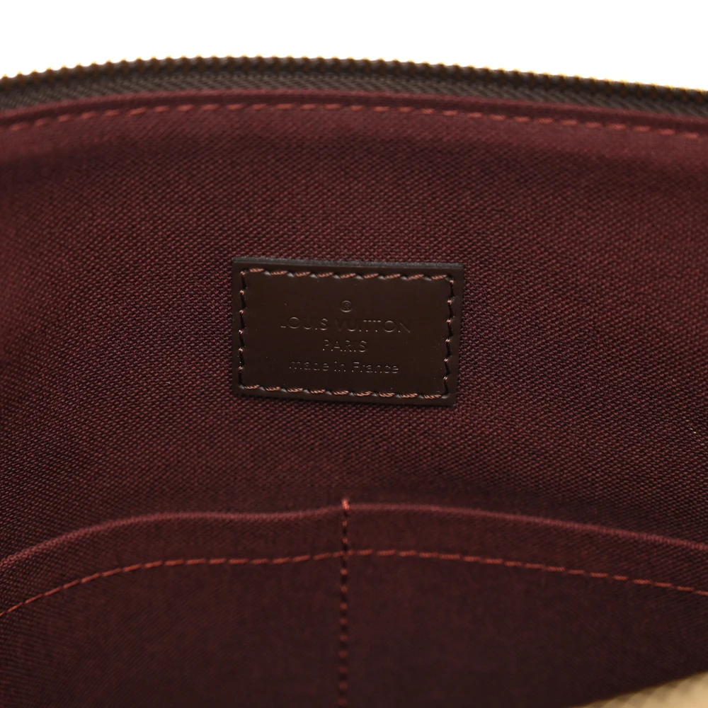 Louis Vuitton Iena MM Damier Ebene Canvas Brass Hardware