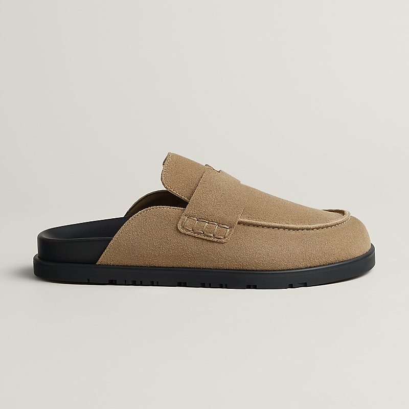 HERMES Go Mule Beige color Slippers