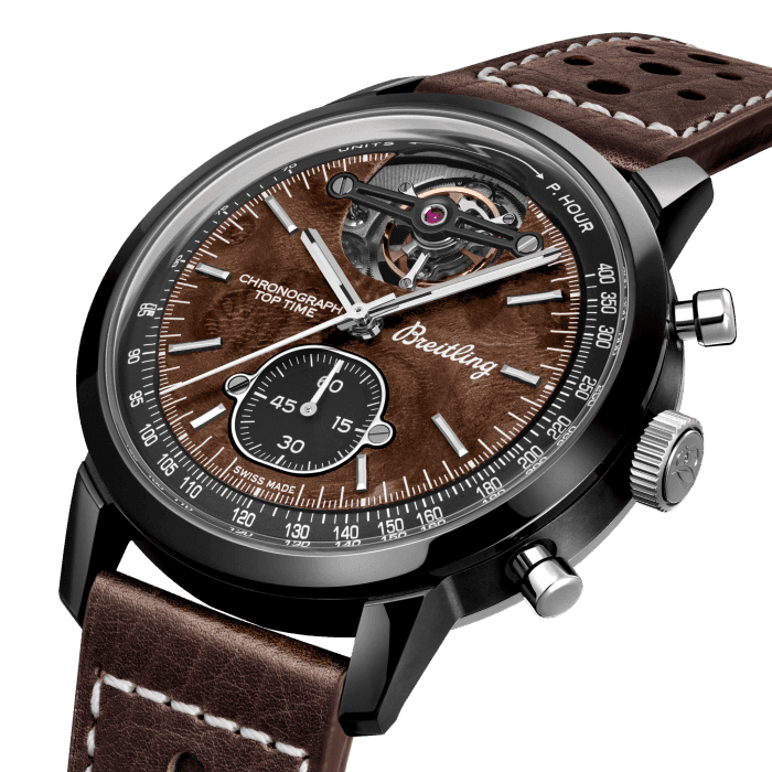 Breitling Top Time B21 Chevrolet Corvette Ceramic Walnut burl SB21252A1Q1X1