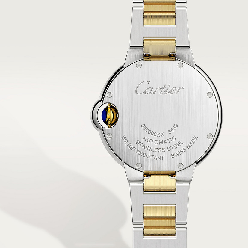Ballon Bleu de Cartier watch 33mm yellow gold steel CRW2BB0002