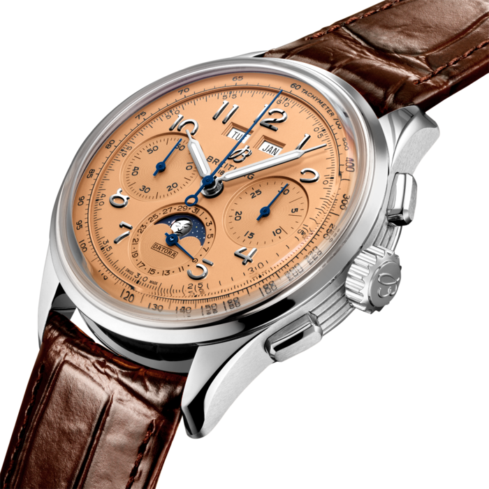 Breitling Premier B25 Datora 42 Stainless steel Copper AB2510201K1P1