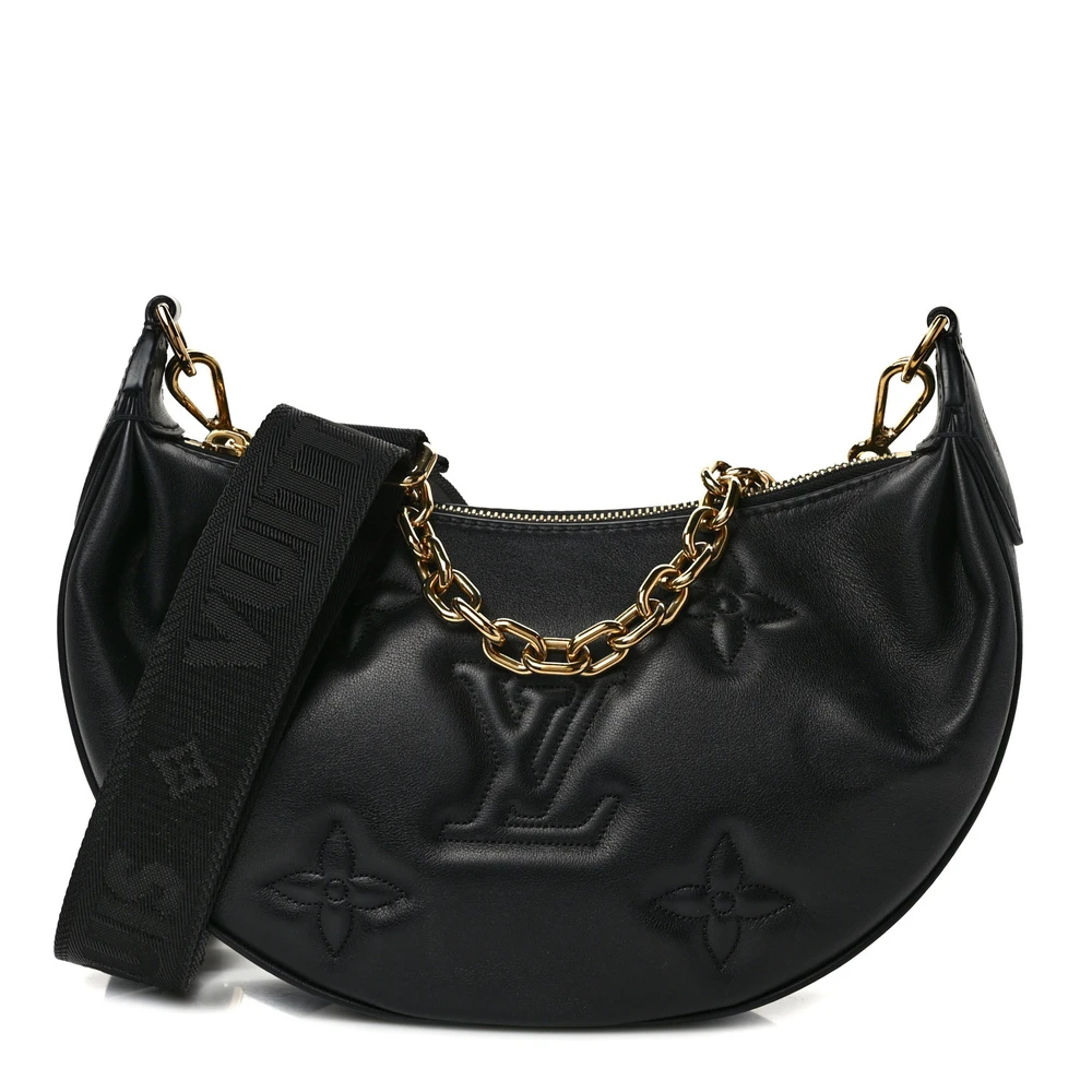Louis Vuitton Bubblegram Over The Moon PM Black Calfskin Leather Gold Hardware