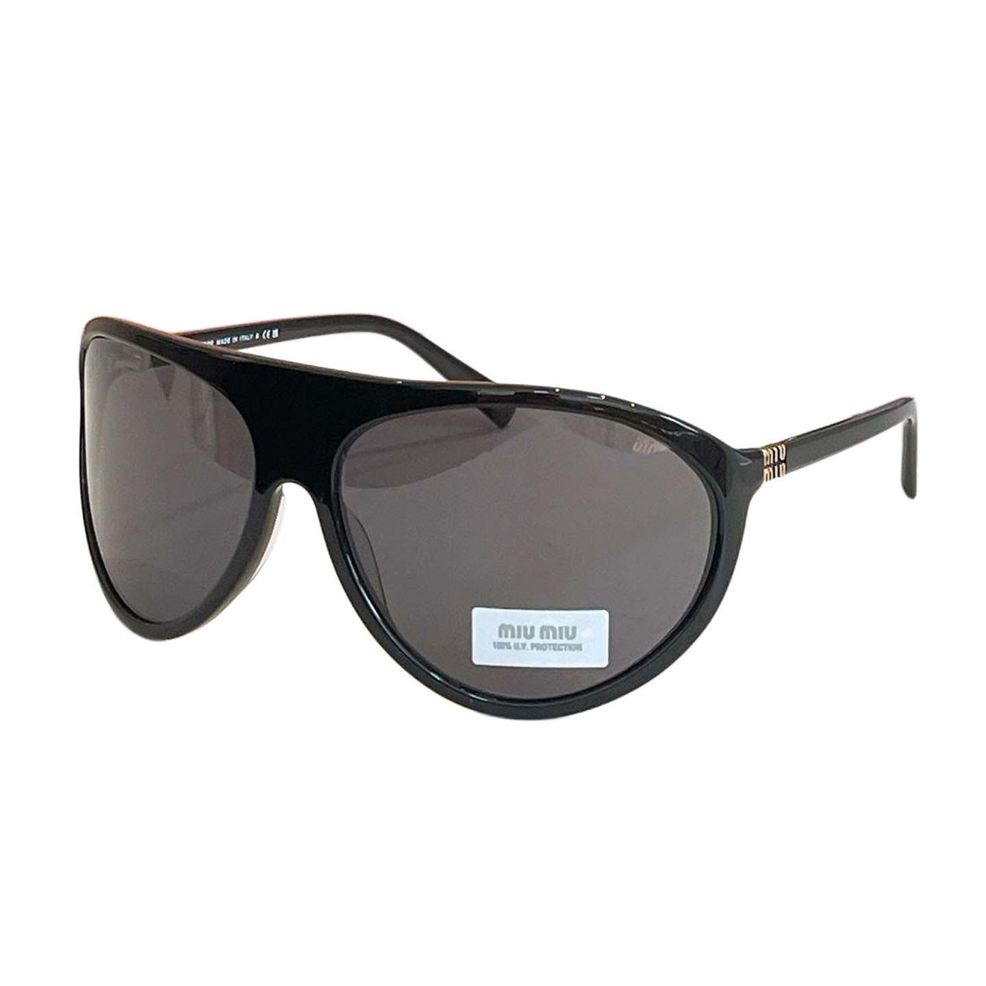 Miu Miu Pilot glasses black/black white/leopard/eggplant/black brown/white/coral color Size 75口16-110