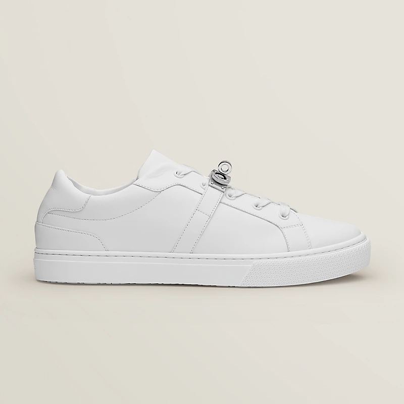 HERMES Day Sneakers White Sports Shoes