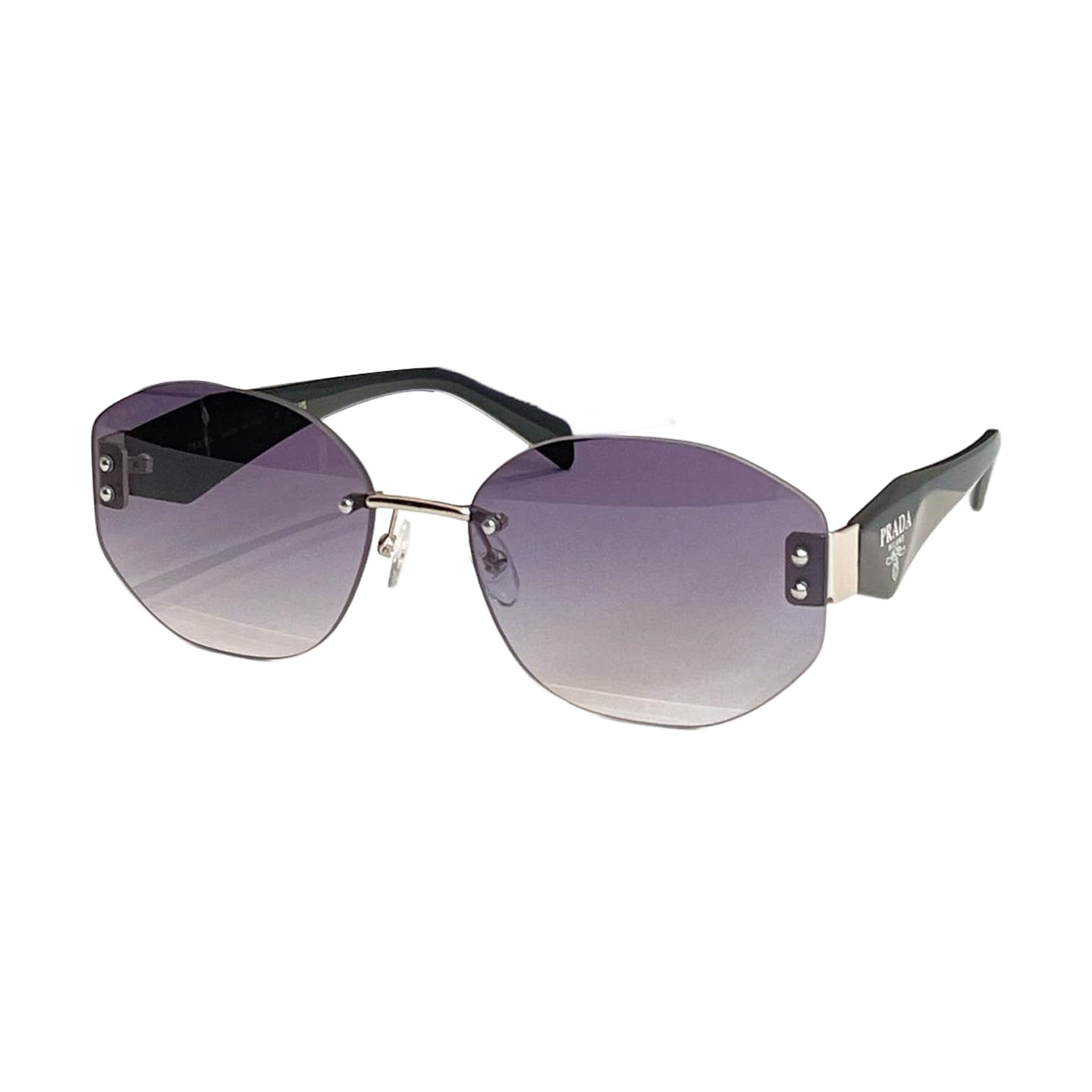 Prada round frame glasses purple/pink/brown/red/blue/black color Size 62口18-145