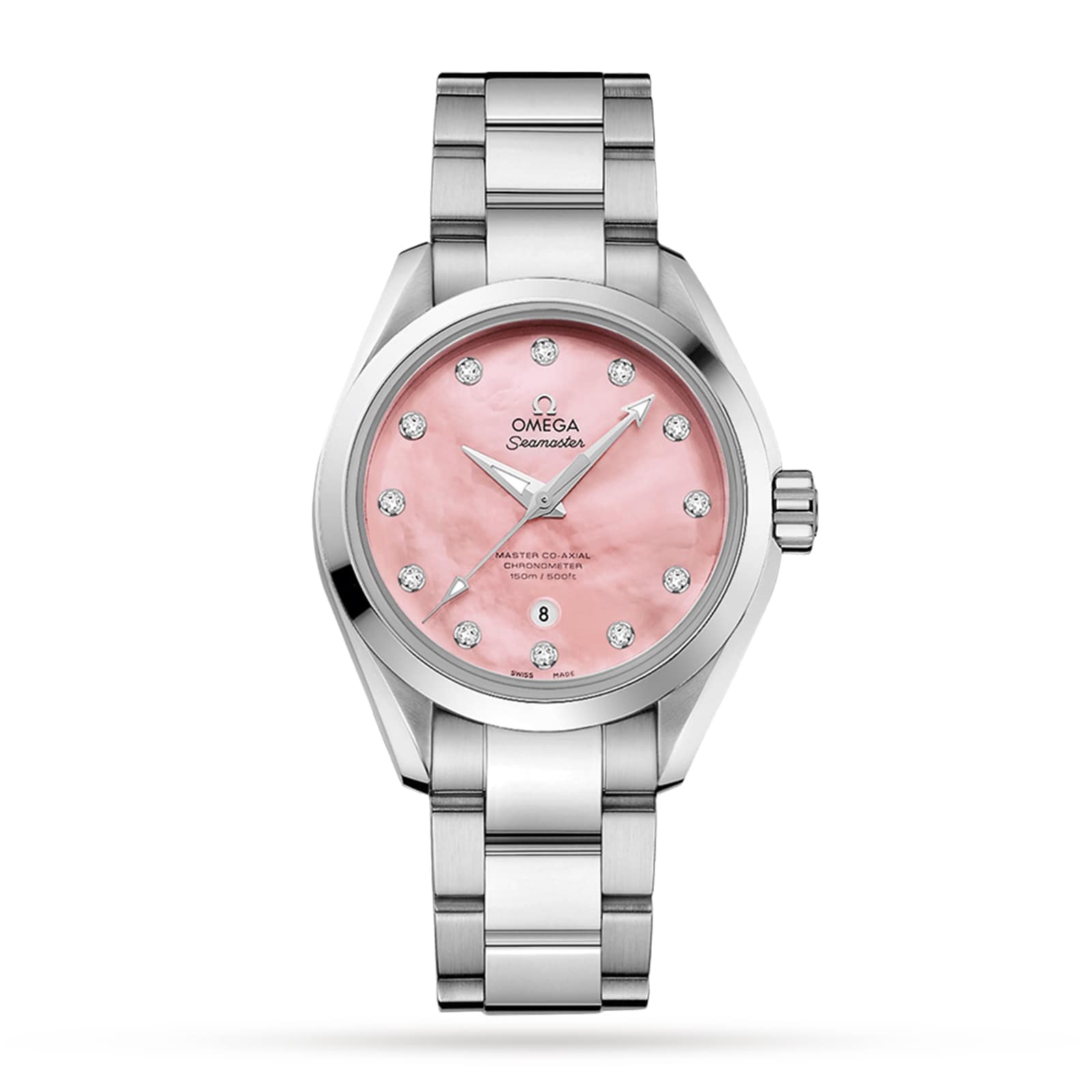 Omega Seamaster Aqua Terra Co Axial Chronometer 34mm Ladies Watch O23110342057003