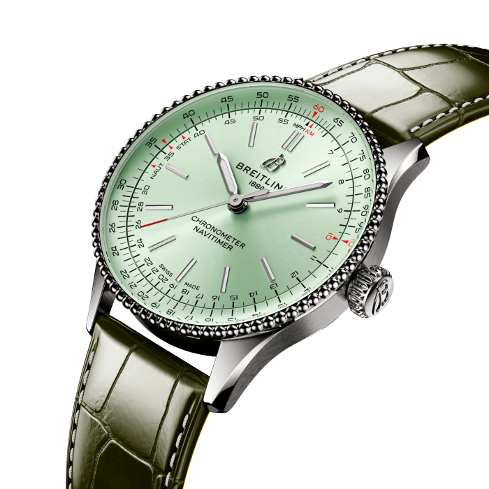 Breitling Navitimer Automatic 36 Stainless steel Mint green A17327361L1P1