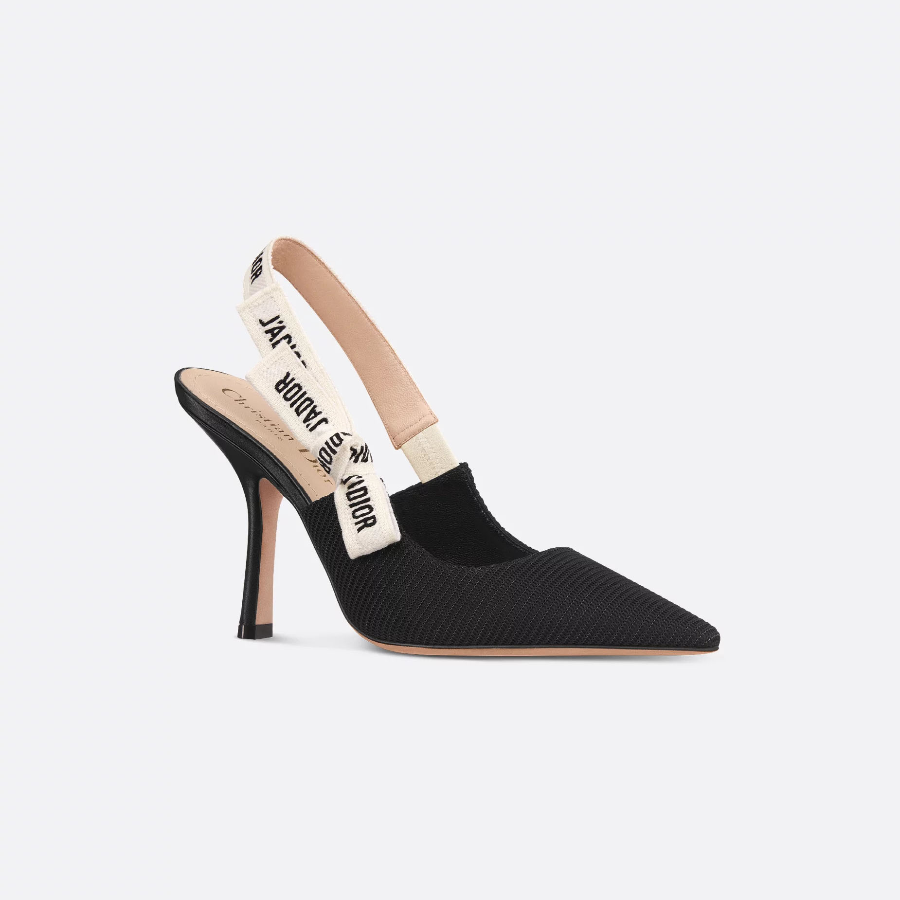 Dior black pointy stiletto heels
