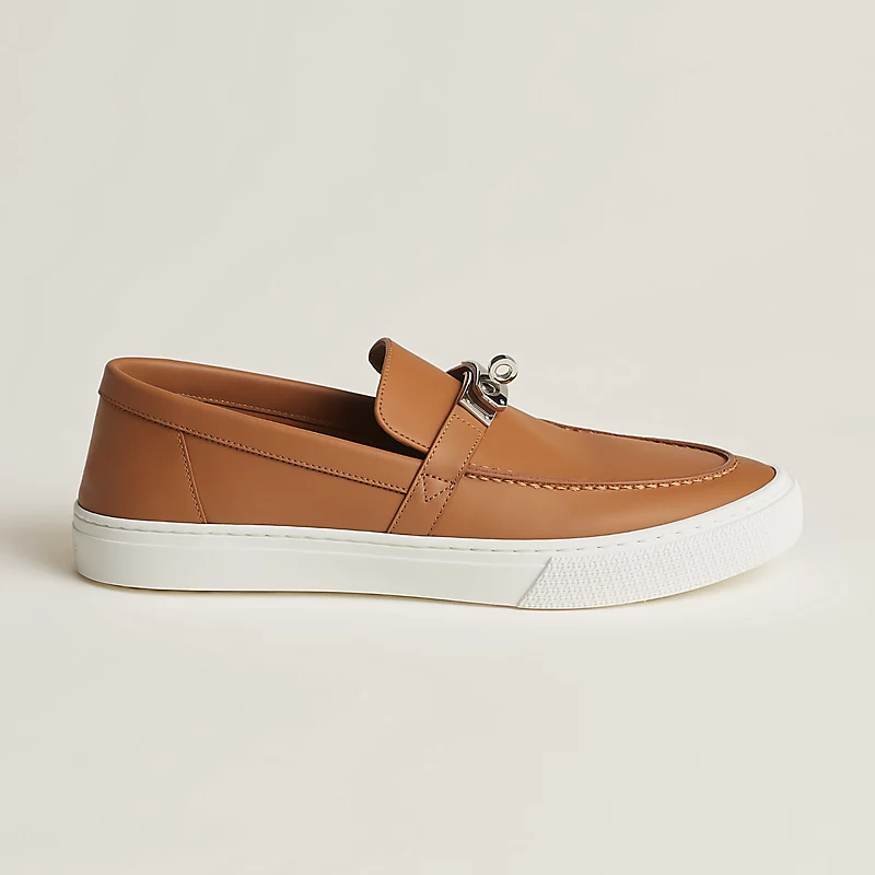 HERMES Game Brown Loafers